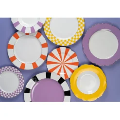 Assiette Harlequin violet Ø27cm
