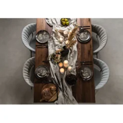 Assiette Savannah marron/gris Ø26cm
