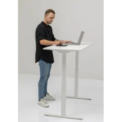 Bureau Office blanc blanc 140x70