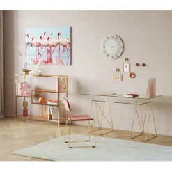 Bureau Polar laiton-verre trempé 8mm