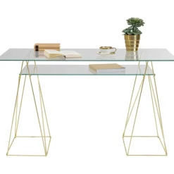 Bureau Polar laiton-verre trempé 8mm