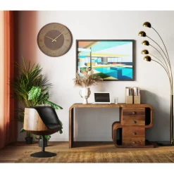 Bureau Soft Snake noyer 150x70cm