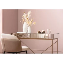 Bureau Soran doré 120x50cm