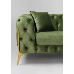 Canapé d angle Bellissima velours vert droite