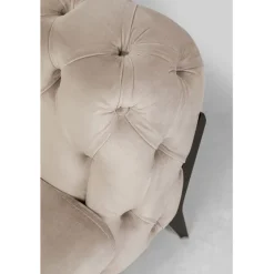 Canapé d angle Bellissima velours taupe gauche