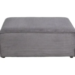 Canapé d angle Infinity Ottomane Cord gris droite