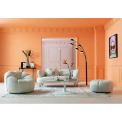 Canapé Peppo 2-places blanc 182cm