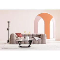 Canapé 3-places Salamanca Marron Clair 240cm