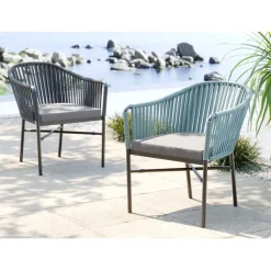 Chaise a. acc. Santanyi vert pétrole