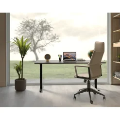 Chaise de bureau Labora pebble haut dossier