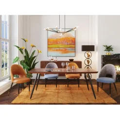 Chaise Hudson bleu