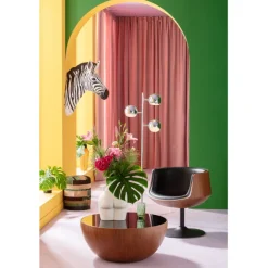 Chaise pivotante Club noyer