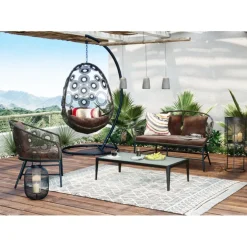 Chaise suspendue Ibiza marron