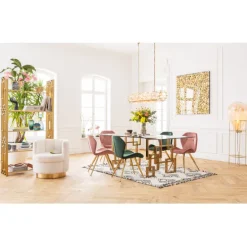 Chaise Viva rose