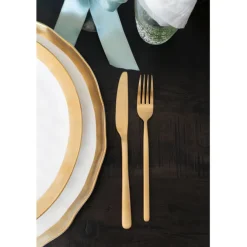 Couverts Gloria doré (16-pcs)