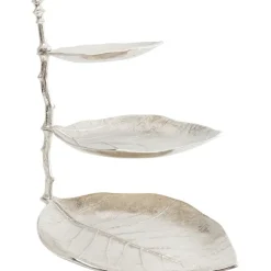 Etagère décorative Leaf argent 45cm