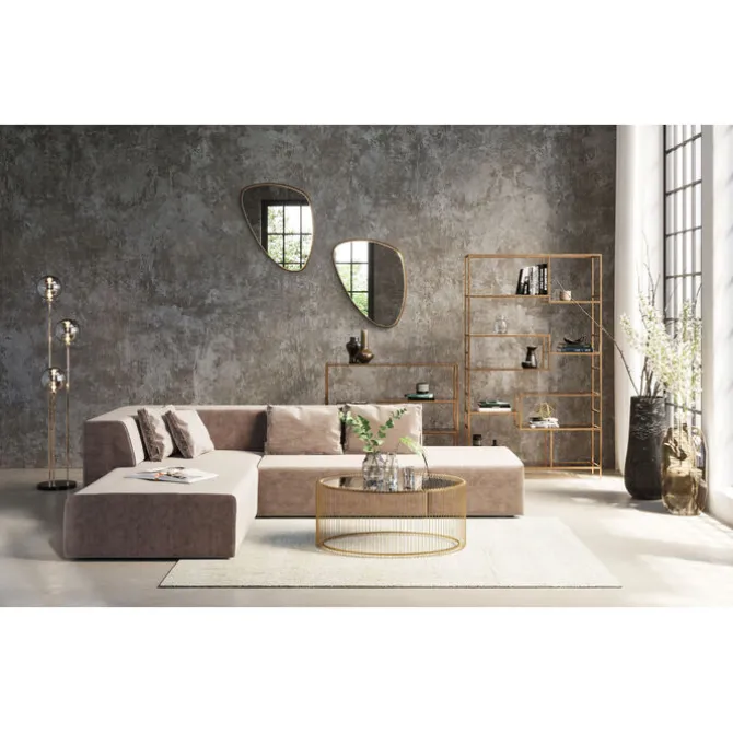 Etagère Loft doré 115x195cm