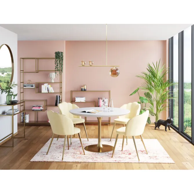 Etagère Loft doré 115x100cm
