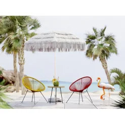 Fauteuil Acapulco cherry