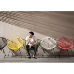 Fauteuil Acapulco vert
