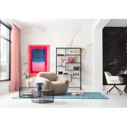 Fauteuil Mika crème
