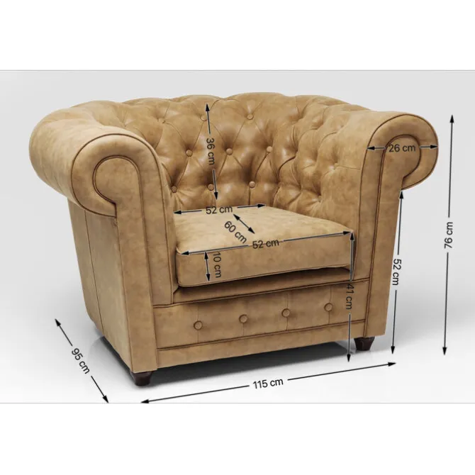 Fauteuil Oxford Vintage Smart