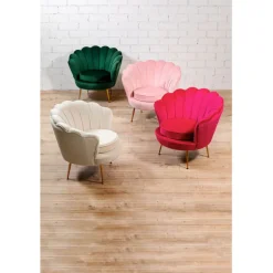 Fauteuil Water Lily doré-vert
