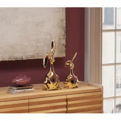 Figurine décorative Bunny doré 37cm