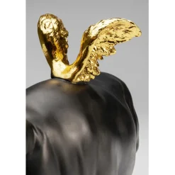 Figurine décorative Flying Pig noir 21cm