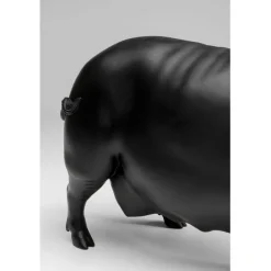 Figurine décorative Flying Pig noir 21cm