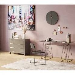 Horloge murale Andrea noir Ø60cm