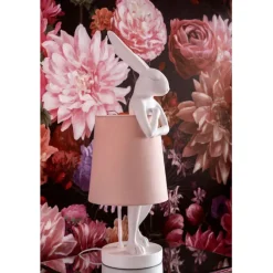 Lampe à poser Animal Rabbit blanc 68cm