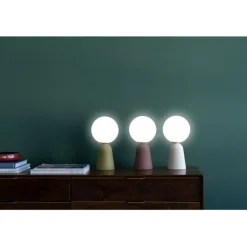 Lampe à poser Bollie beige 33cm