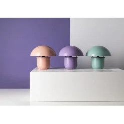 Lampe à poser Mushroom Matt peach 27cm