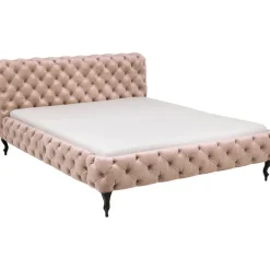 Lit Desire velours écru 160x200cm