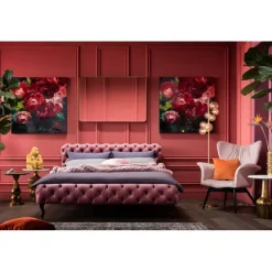 Lit Desire velvet rose 180x200cm