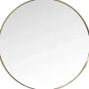 Miroir Curve laiton Ø100cm