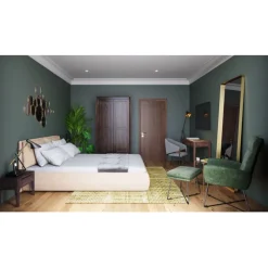 Miroir Curve laiton 70x200cm