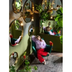Miroir Curve MO laiton Ø100