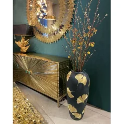 Miroir Solare doré Ø132cm