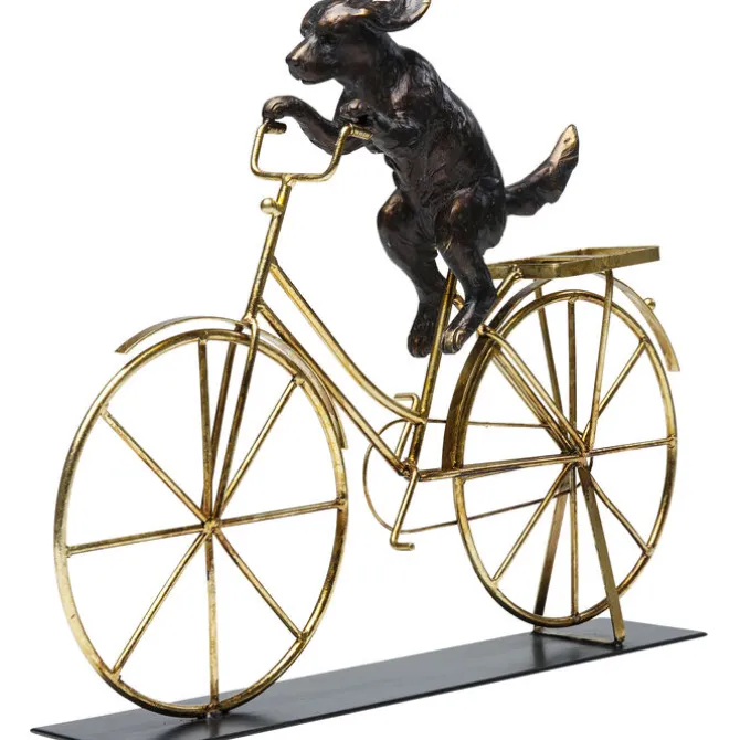 Objet décoratif Dog With Bicycle 44cm