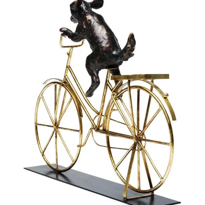Objet décoratif Dog With Bicycle 44cm