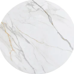 Plateau de table Invitation rond Ceramic blanc Ø1