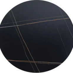 Plateau de table Invitation rond Ceramic noir Ø90c