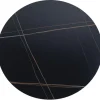 Plateau de table Invitation rond Ceramic noir Ø120