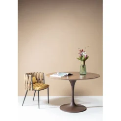 Plateau de table Invitation rond noyer Ø120cm