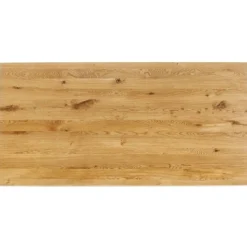 Plateau de table Tavola bord droit chêne 160x80