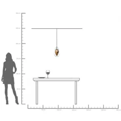 Suspension Diamond Fever Dining noir 17cm