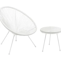 Table d appoint Acapulco blanc