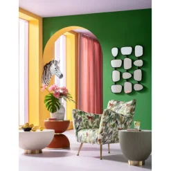 Table d appoint Endless Vegas orange Ø47cm